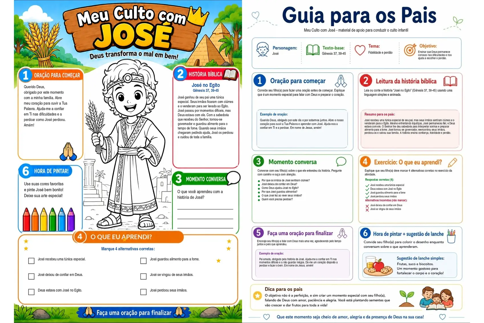 Cultinho infantil e guia para os pais