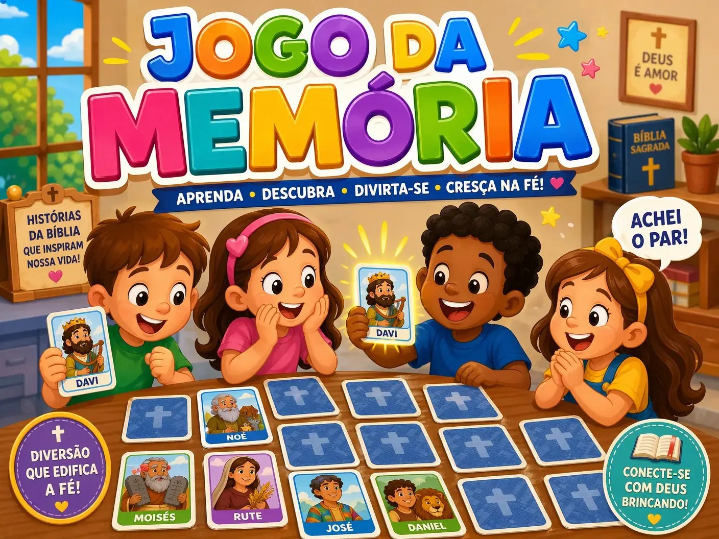 Jogo da Memória Bíblico